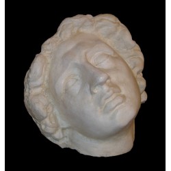 LM 46 Masque d'Alexandre le Grand mourant h. cm. 54x46