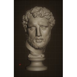 LB 348  Testa Apoxyomenos - Musei Vaticani h. cm. 50