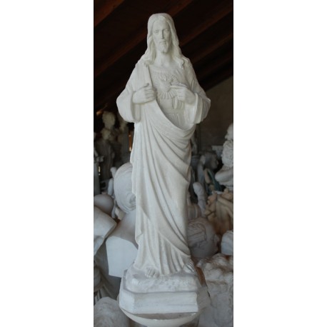 LS 95 Statua Sacro Cuore h. cm. 83