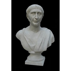 LB 11 Busto Traiano Imperatore Romano h. cm. 72