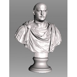 LB 403 Busto Treboniano Imperatore Romano h. cm. 82