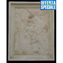 LR 111 Bassorilievo Madonna di Misobolo h. cm. 60x46