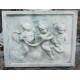 LRR 34 Bajorrelieve rectangular de putti flamencos h. cm. 40x51