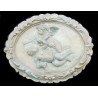 LR 41 Bassorilievo Putti che suonano - ovale h. cm. 41x51