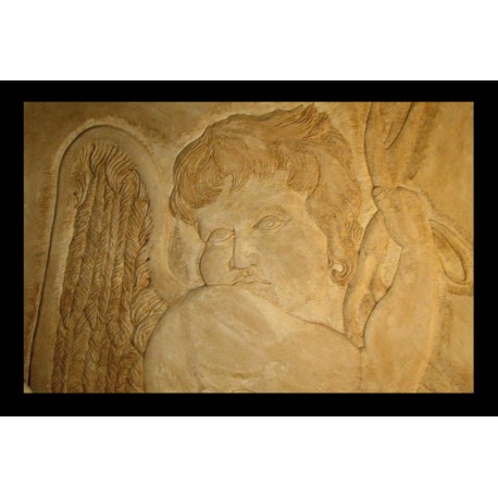 LR 19 Putto with drapery h. cm. 73x110