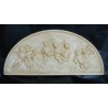 LR 55 Flachrelief-Lünette, flämischer Putti, h. cm. 52 x 117
