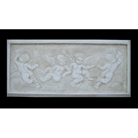 LR 57 Bajorrelieve Putti h. centímetro. 37x80