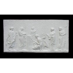 LR 71 Bajorrelieve Mujeres con peplo h. centímetro. 58x116