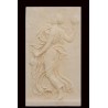 LR 75 Bajorrelieve Bacante con bastón h. centímetro. 54x30,5