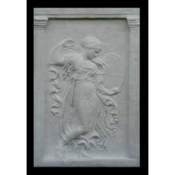 LR 76 Bajorrelieve Bacante con espejo h. centímetro. 58x38