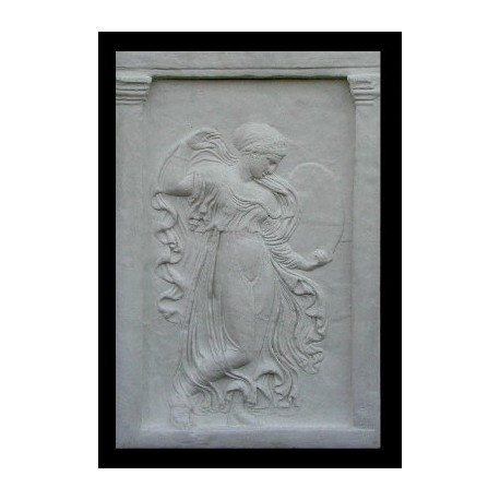 LR 76 Bajorrelieve Bacante con espejo h. centímetro. 58x38