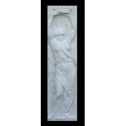 LR 84 Bajorrelieve Ángel con corona h. centímetro. 120x32