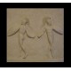 LR 87 Bajorrelieve Curetes guerreros danzantes h. centímetro. 75x82