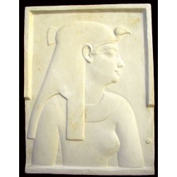 LR 88 Bajorrelieve Perfil de deidad egipcia h. centímetro. 47x36