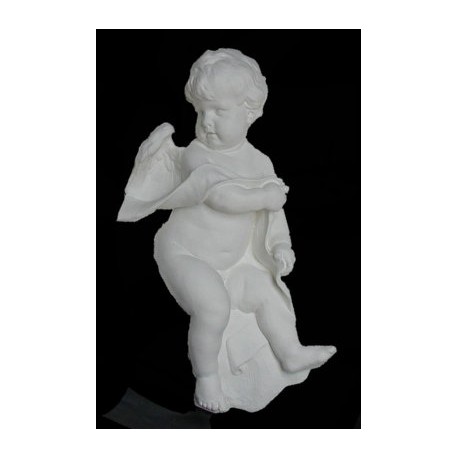 LR 89 Flemish Cherub Bas-relief, outlined, h. cm. 71x40