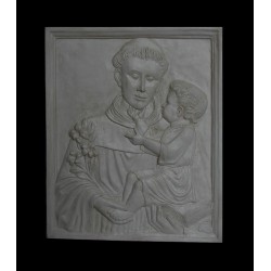 LR 91 Bajorrelieve de San Antonio de Padua h. centímetro. 70