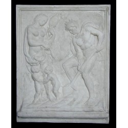 LR 96 Bajorrelieve La Obra - Jacopo della Quercia h. centímetro. 97x77