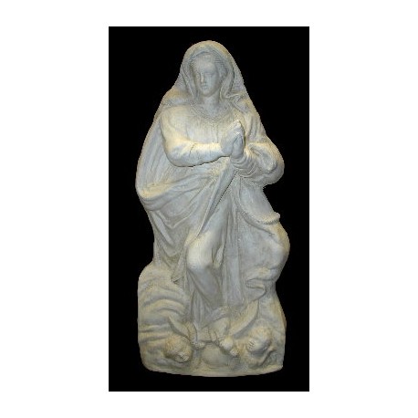 LR 125 Bassorilievo Madonna della luna h. cm. 90x43