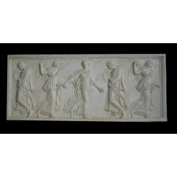 LR 147 Bassorilievo Danzatrici cinque figure h. cm. 75x180