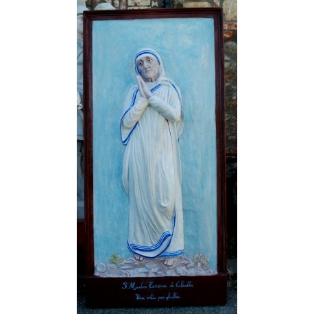 LR 171 Bassorilievo Santa Madre Teresa h. cm. 200x100