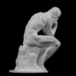 RID 03 Pensatore di Rodin h. cm. 40 (Museo Rodin)